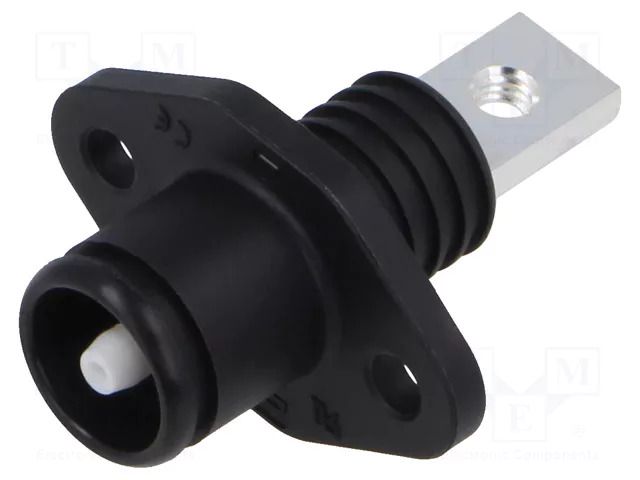 Connector: DC supply; socket; ES-50A; 1kV; PIN: 1; screw; 6mm2; 50A DEGSON ELECTRONICS ESS-50A-06-BS-BK