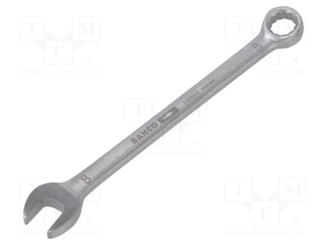 Wrench; combination spanner; 8mm; Overall len: 120mm BAHCO SA.SS002-8