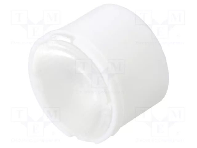 LED lens; round; plexiglass PMMA; 19÷30°; Mounting: glue; H: 7.3mm LEDIL CP10641