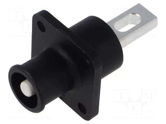 Connector: DC supply; socket; ES-120A; 1.5kV; PIN: 1; screw; 25mm2 DEGSON ELECTRONICS ESS-120A-25-B-BK