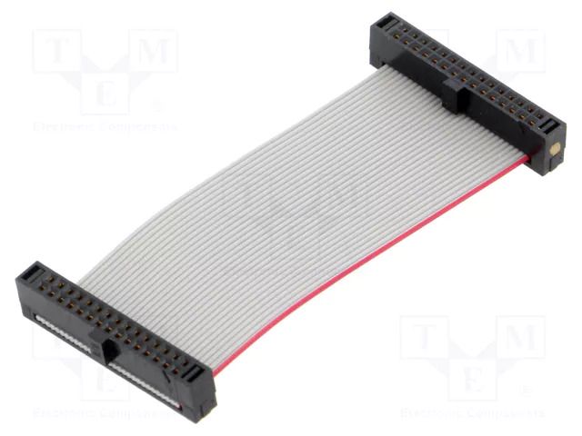 Ribbon cable with IDC connectors; IDC,both sides; 50.8mm; 2" SAMTEC FFSD15D020001N