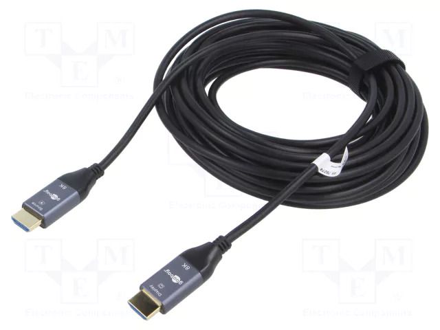 Cable; HDMI plug,both sides; PVC; HDCP 2.2,HDMI 2.1,optical GOOBAY GOOBAY-76274