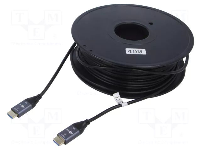 Cable; HDMI plug,both sides; PVC; HDCP 2.2,HDMI 2.1,optical Goobay GOOBAY-76277