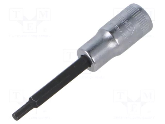 Socket; hex key,socket spanner; HEX 3/32"; 1/4" STAHLWILLE ST-01450006