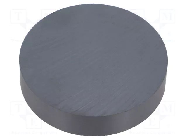 Magnet: permanent; hard ferrite; 71N; Ø: 70mm; H: 15mm ELESA+GANTER GN55.2-HF-70-15