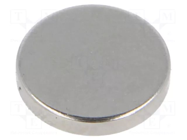 Magnet: permanent; neodymium; 13N; Ø: 12mm; H: 2mm ELESA+GANTER GN55.2-ND-12-2