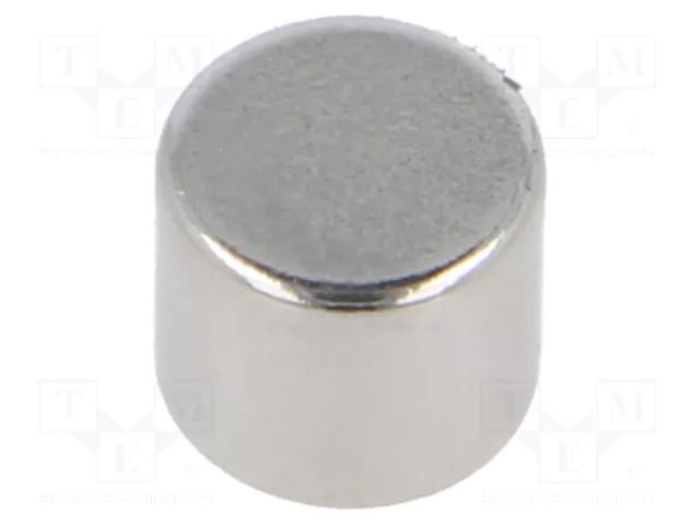 Magnet: permanent; neodymium; 12N; Ø: 7mm; H: 6mm ELESA+GANTER GN55.2-ND-7-6