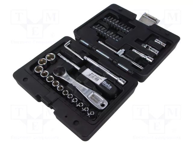 Wrench-set; 6-angles,socket spanner; 1/4"; Beta Worker; 42pcs. BETA BEBW903E/C42