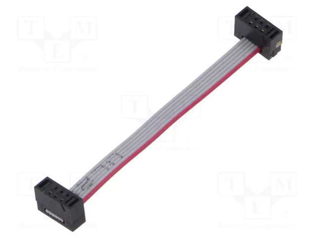 Ribbon cable with IDC connectors; IDC,both sides; 50.8mm; 2" SAMTEC FFSD03D020001