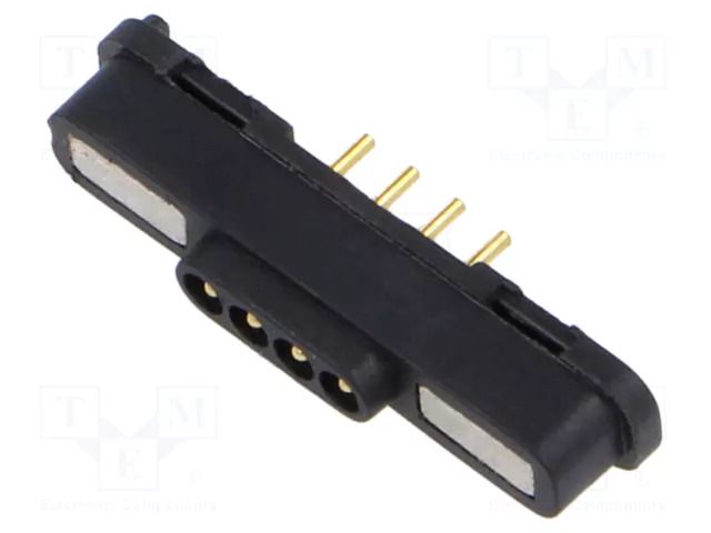 Connector Pogo Connector, 4 Pin, Male EDAC 685L0421250110E