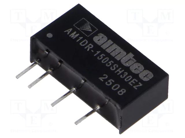 Converter: DC/DC; 1W; Uin: 14.25÷15.75VDC; Uout: 5VDC; Iout: 200mA AIMTEC AM1DR-1505SH30EZ