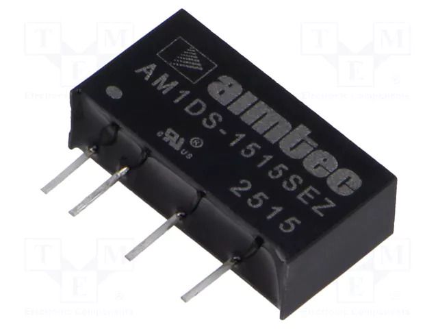Converter: DC/DC; 1W; Uin: 12÷18VDC; Uout: 15VDC; Iout: 67mA; SIP7 AIMTEC AM1DS-1515SEZ