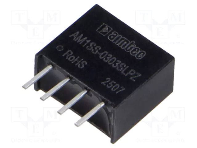 Converter: DC/DC; 1W; Uin: 2.97÷3.63VDC; Uout: 3.3VDC; Iin: 390mA AIMTEC AM1SS-0303SLPZ