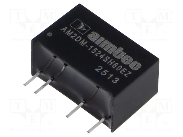 Converter: DC/DC; 2W; Uin: 13.5÷16.5VDC; Uout: 24VDC; Iout: 84mA AIMTEC AM2DM-1524SH60EZ