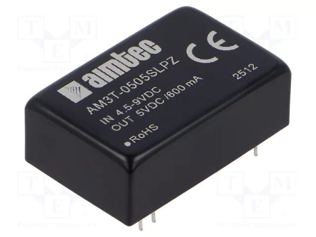 Converter: DC/DC; 3W; Uin: 4.5÷9VDC; Uout: 5VDC; Iin: 789mA; DIP24 AIMTEC AM3T-0505SLPZ