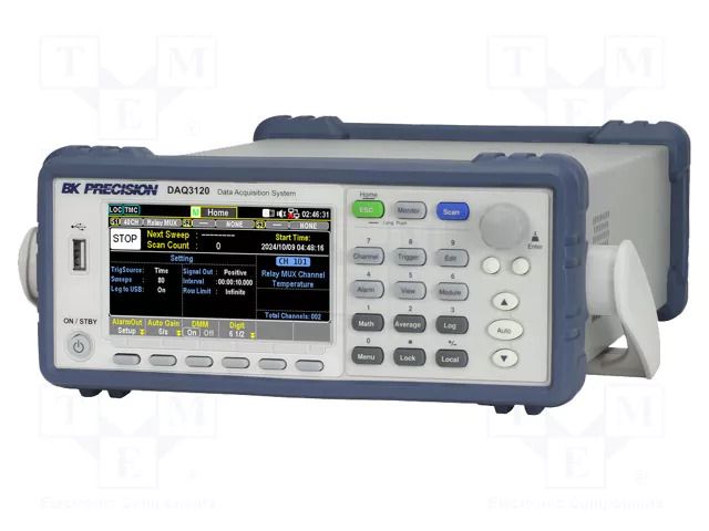 Meter: data acquisition system; Interface: I/O Port,LAN,USB B&K PRECISION DAQ3120