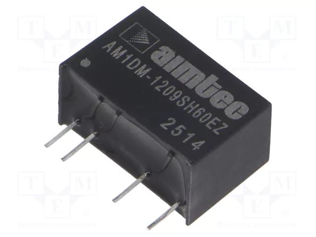 Converter: DC/DC; 1W; Uin: 10.8÷13.2VDC; Uout: 9VDC; Iout: 112mA AIMTEC AM1DM-1209SH60EZ
