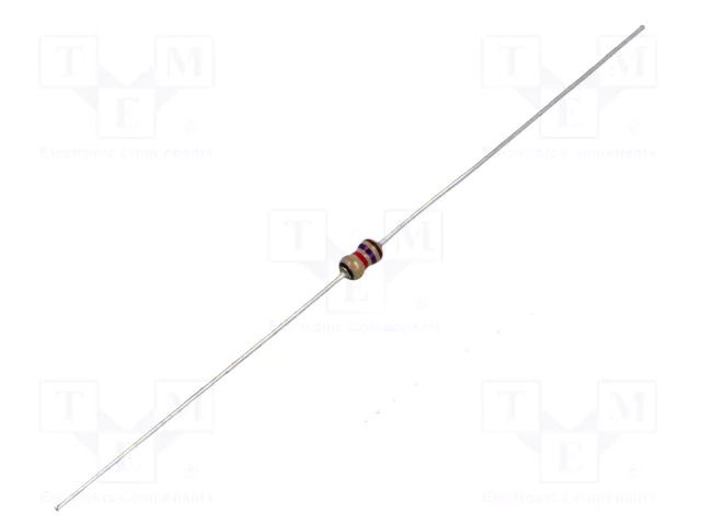 Resistor: carbon film; THT; 1.7kΩ; 125mW; ±5%; 200V; Ø0.45x28mm ROYALOHM CFR0W8J0172A50