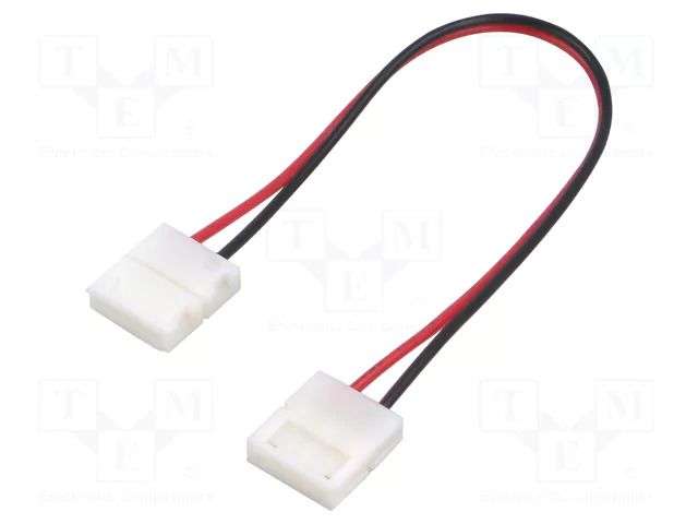 LED tape connector; for tape-to-tape connection; with leads; 6A POS CLICK-10C