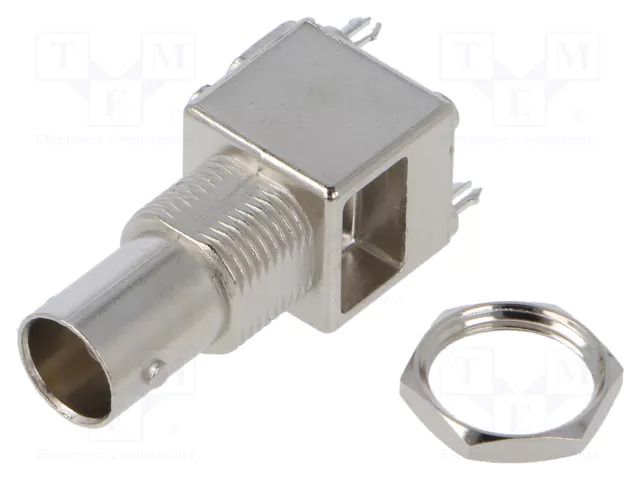 Connector: BNC; socket; female; straight; 75Ω; THT AMPHENOL RF B6251G3-NPP3G-75T