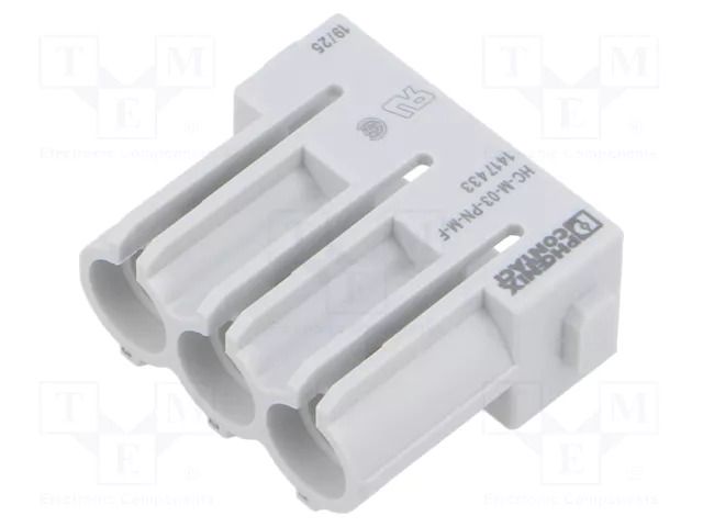Connector: HDC; module; male,female; PIN: 3; HEAVYCON modular PHOENIX CONTACT HC-M-03-PN-M-F