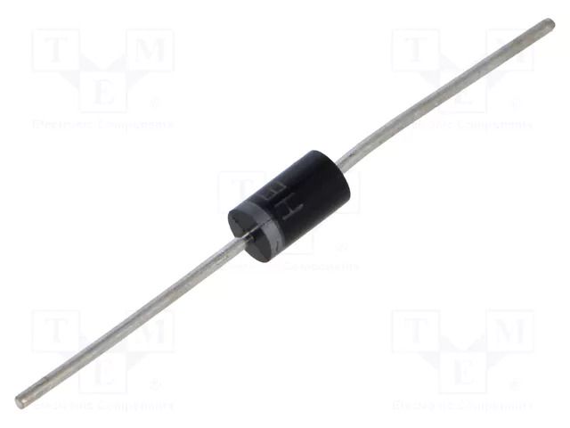 Diode: rectifying; THT; 1kV; 5A; Ammo Pack; Ifsm: 150A; DO27; 100ns DC COMPONENTS HER508-DC