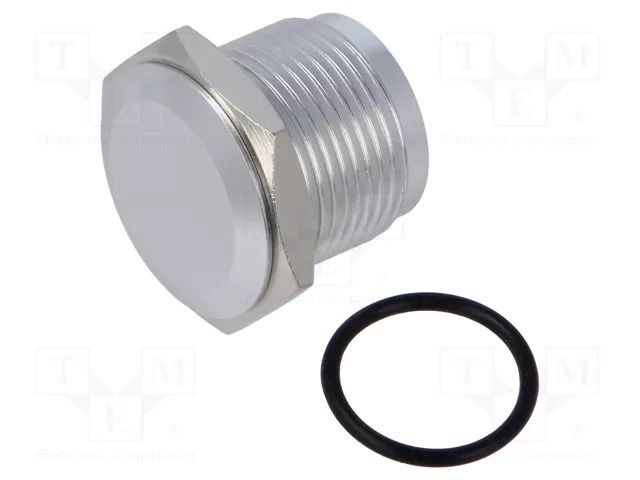 Plug; Cutout: Ø16mm; Mat: aluminum alloy; Panel thick: max.6mm ONPOW M01