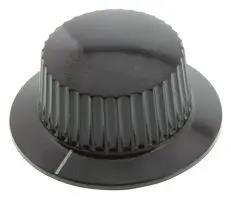 KNOB, ROUND SKIRTED WITH INDICATOR LINE 1600BM