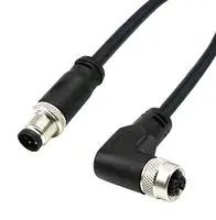 CABLE ASSY, 4P M12 PLUG-R/A RCPT, 16.4  CL4AD07M005