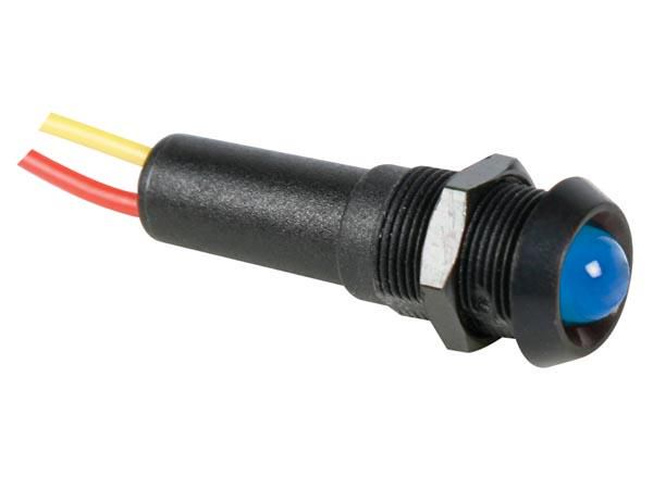 LED LAMP 12V BLUE - BLACK HOUSING 12VBB 5410329426958; 5410329426958