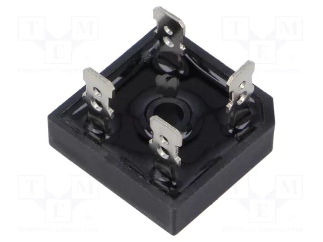 Bridge rectifier: single-phase; Urmax: 400V; If: 25A; Ifsm: 350A DC COMPONENTS GBPC2504-DC