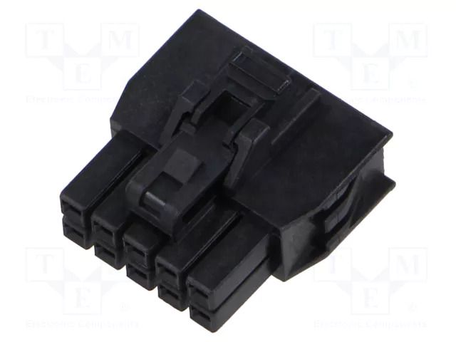 Connector: wire-board; plug; female; PIN: 10; Nano-Fit; UL94V-0 MOLEX MX-105308-1210
