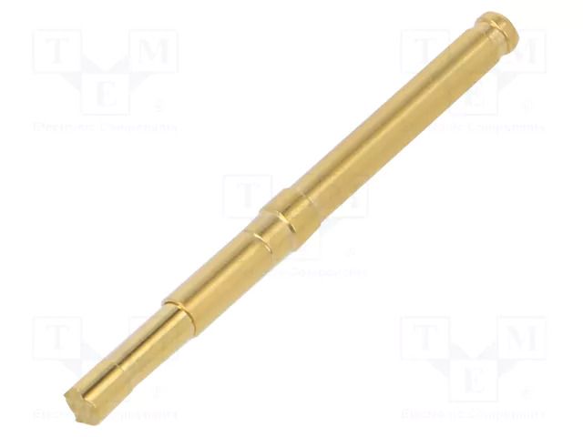 Test needle; Spring compression: 3.4mm; 5mm; 4A; CuBe; gold-plated FIXTEST 155.08.25.50
