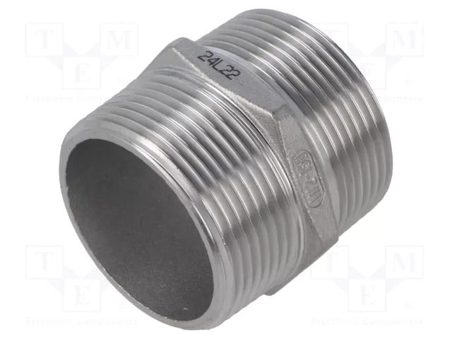 Splice terminal: nipple; male-male; max.10.5bar; Thread: G 1 1/2" GEBO 6280-112