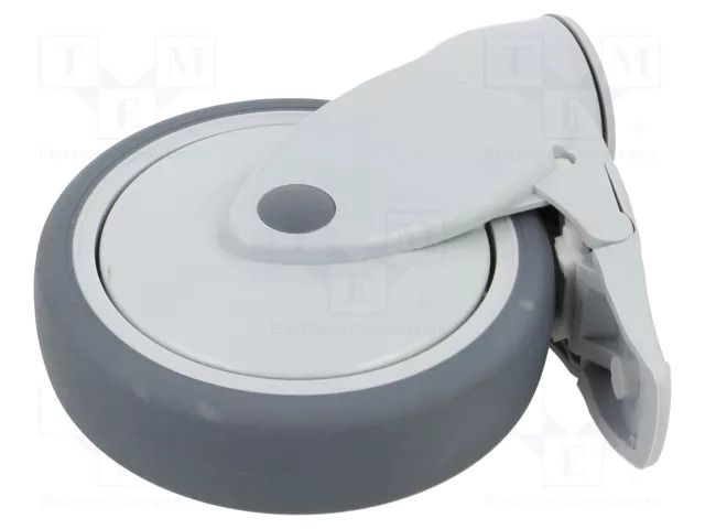 Transport wheel; Ø: 125mm; H: 161mm; torsional with lock; 100kg COLSON KSF-51C-L12