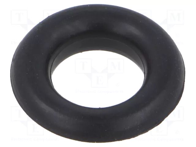 Grommet; Ømount.hole: 14mm; Øhole: 11mm; black; PVC; 042110069907 ESSENTRA ESS-10325384