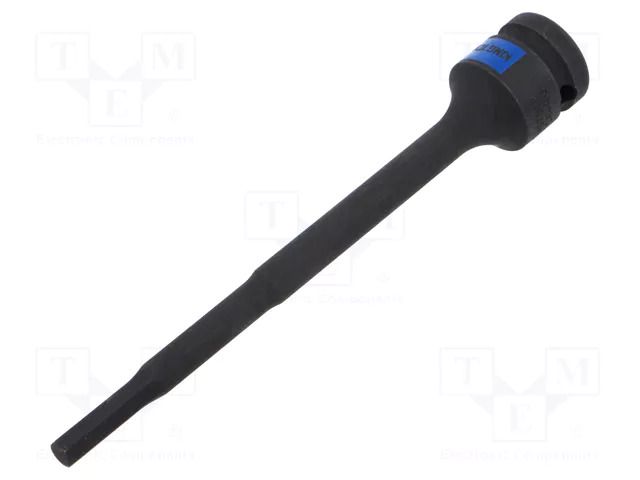 Socket; socket spanner,impact; Bit: hex key,spherical; 1/2"; long KING TONY KT-407506M