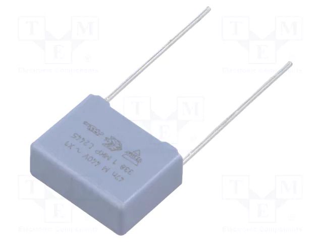 Capacitor: polypropylene; X1; 47nF; 1kVDC; 440VAC; 17.5x13.5x7mm VISHAY BFC233814473
