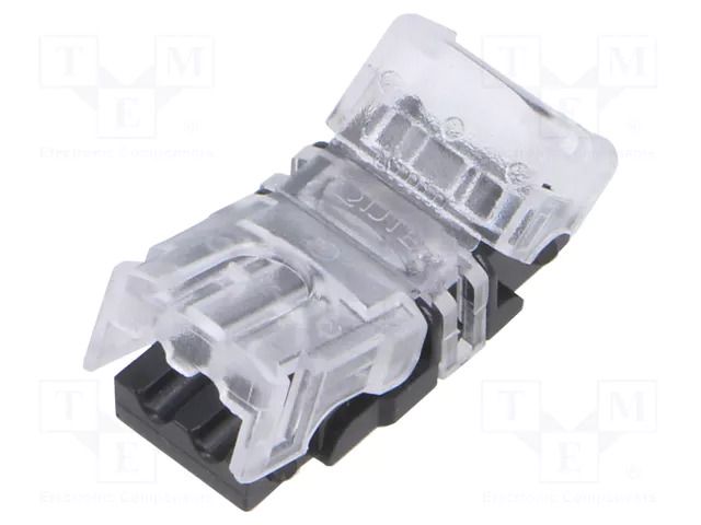 LED tape connector; for tape-wire connection; for ribbon cable POS 4S-CON-WS-8MM