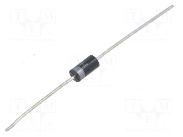 Diode: rectifying; THT; 100V; 2A; Ammo Pack; Ifsm: 60A; DO15; 50ns DC COMPONENTS HER202-DC