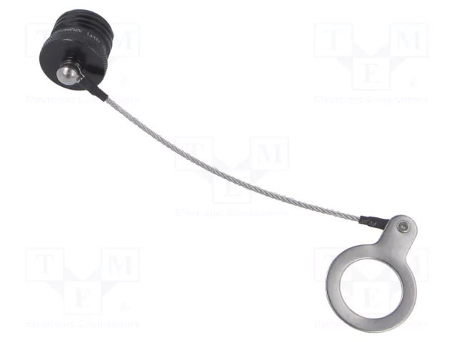 Protection cover; MIL-DTL-38999 Series III; size 13; olive AMPHENOL AIR D38999/32Z13N