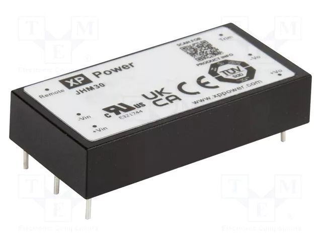 Converter: DC/DC; 30W; Uin: 9÷18VDC; Uout: 12VDC; Iout: 2.5A; 2"x1" XP POWER JHM3012S12