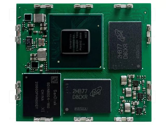 SOM; integrated compute module; Cortex A73; LGA196; 2.1GHz GRINN ASTRASOM-1680