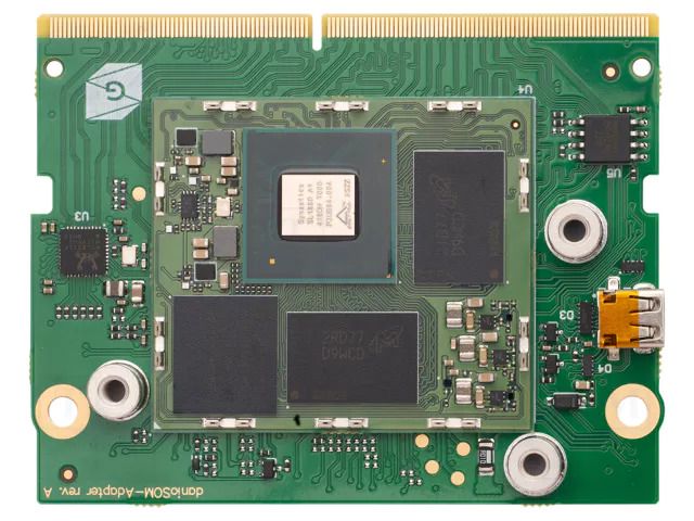 SOM; integrated compute module; 16MBFLASH,4GBSDRAM; 70.9x54.4mm GRINN ASTRAADA-1680