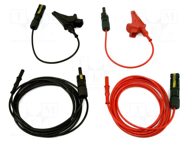 Test acces: set of cables and adapters; black,red; 3m HT INSTRUMENTS HTI-HA0MC415