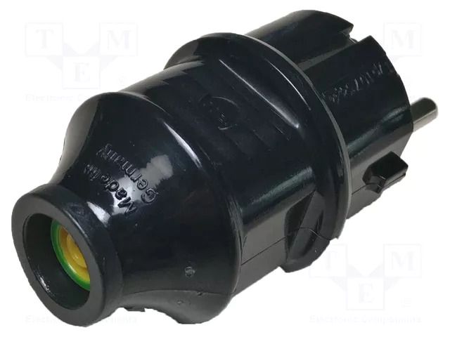 Adapter; yellow-green; 16A; banana 4mm socket,F male ELECTRO-PJP PJPADAFMSECTDE-JV