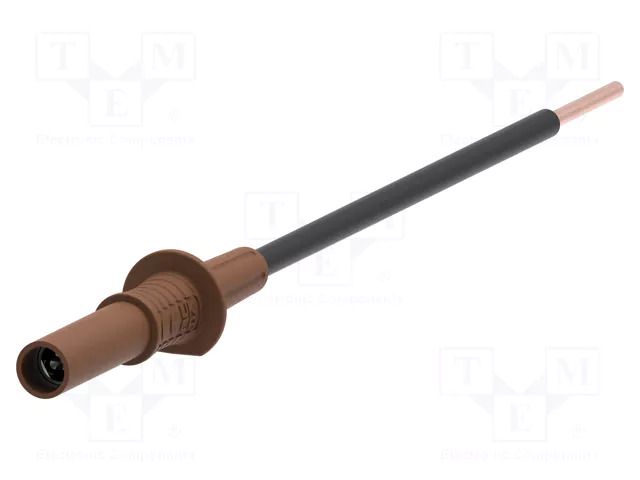 Measuring tip; 36A; brown; Socket size: 4mm; L: 140mm ELECTRO-PJP PJPADABV140-BN