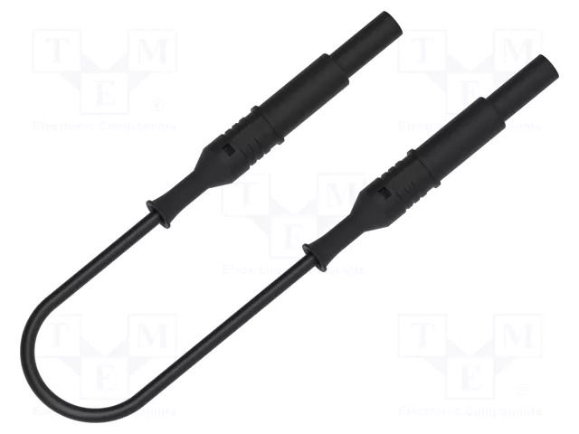 Test lead; 70VDC; 33VAC; 12A; banana plug 4mm,both sides; Len: 1m ELECTRO-PJP PJP2510-100N