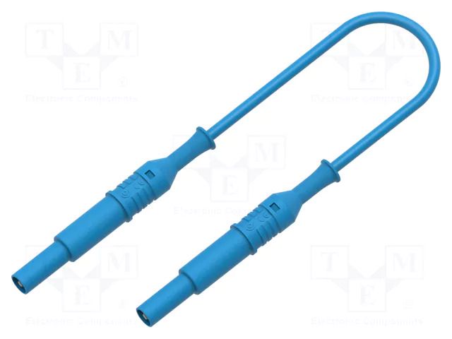 Test lead; 70VDC; 33VAC; 12A; banana plug 4mm,both sides; Len: 1m ELECTRO-PJP PJP2510-100BL