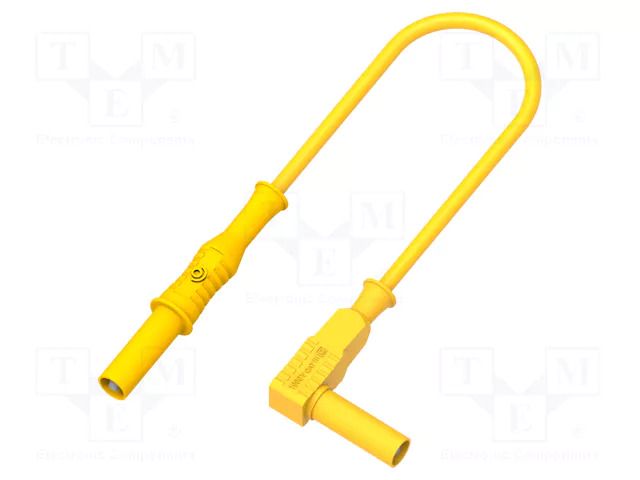 Test lead; 36A; banana plug 4mm,angular banana plug 4mm; Len: 2m ELECTRO-PJP PJP2357-IEC-200J